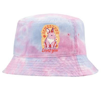 Some Bunny Loves You Cute Tie-Dyed Bucket Hat