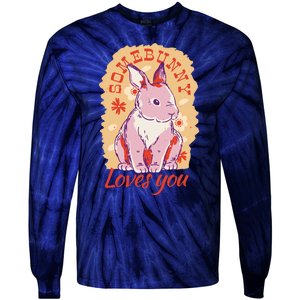 Some Bunny Loves You Cute Tie-Dye Long Sleeve Shirt