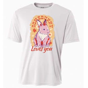 Some Bunny Loves You Cute Cooling Performance Crew T-Shirt