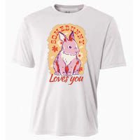 Some Bunny Loves You Cute Cooling Performance Crew T-Shirt