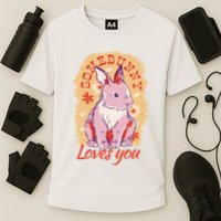 Some Bunny Loves You Cute Cooling Performance Crew T-Shirt