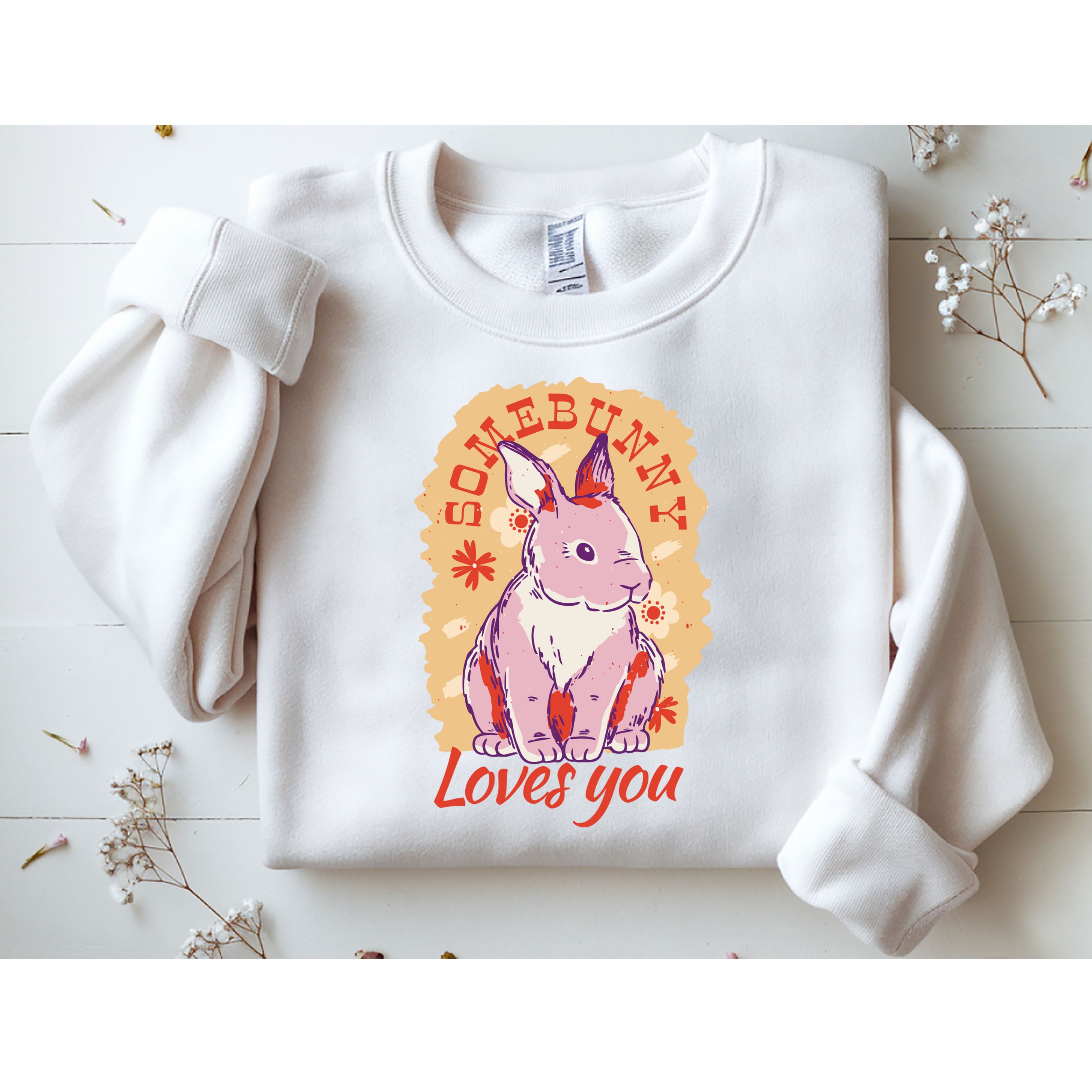 Some Bunny Loves You Cute Sweatshirt