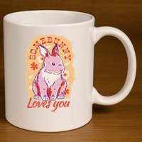 Some Bunny Loves You Cute 11oz C Handle Ceramic Mug