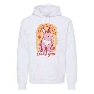 Some Bunny Loves You Cute Premium Hoodie