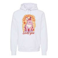 Some Bunny Loves You Cute Premium Hoodie