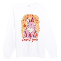 Some Bunny Loves You Cute Premium Crewneck Sweatshirt