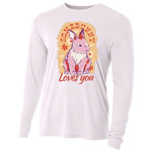 Some Bunny Loves You Cute Cooling Performance Long Sleeve Crew