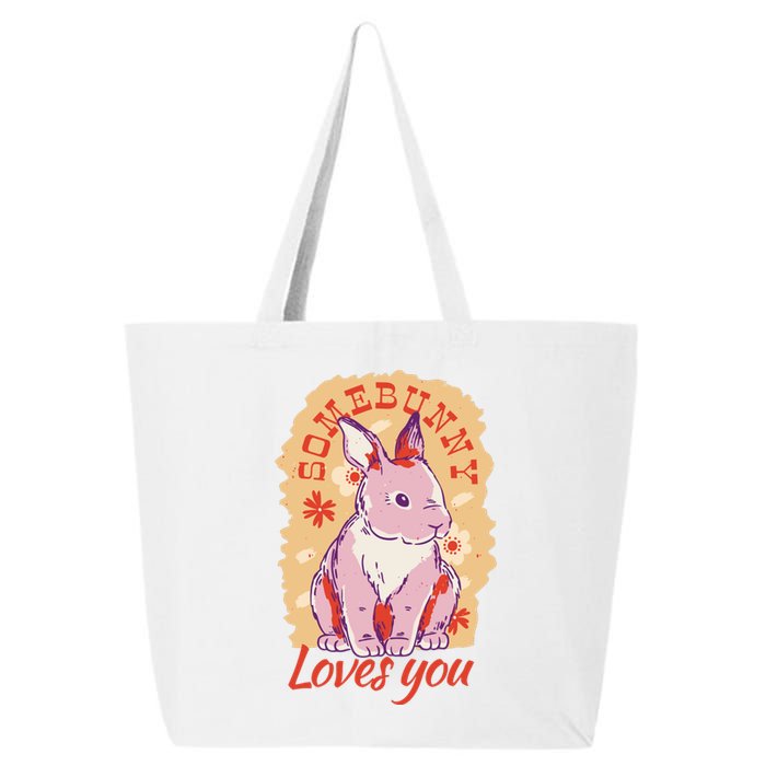 Some Bunny Loves You Cute 25L Jumbo Tote