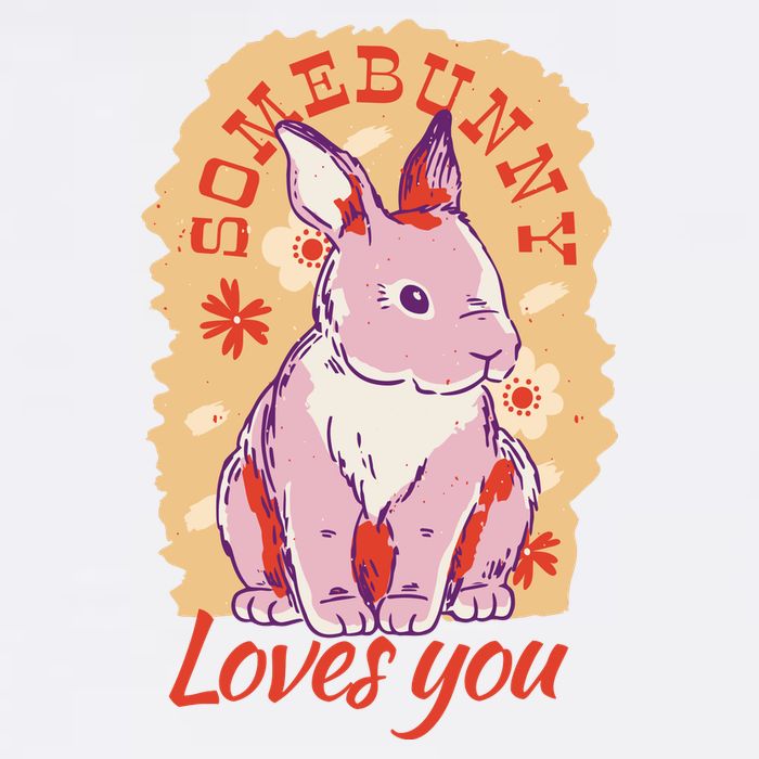 Some Bunny Loves You Cute Toddler T-Shirt
