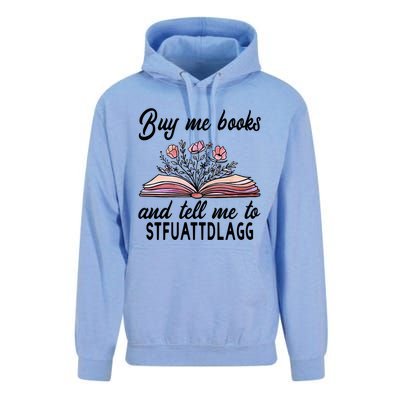 Spicy Book Lover, Buy Me Books And Tell Me To STFUATTDLAGG Unisex Surf Hoodie