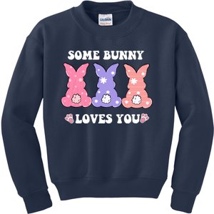 Some Bunny Love You Easter Kids Sweatshirt