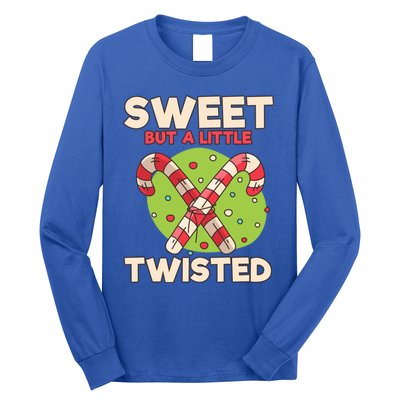 Sweet But Little Twisted Candy Cane Gift Long Sleeve Shirt