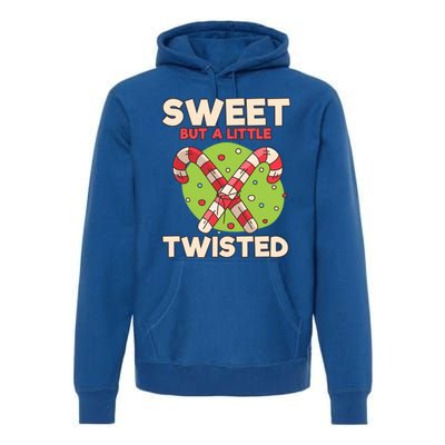 Sweet But Little Twisted Candy Cane Gift Premium Hoodie