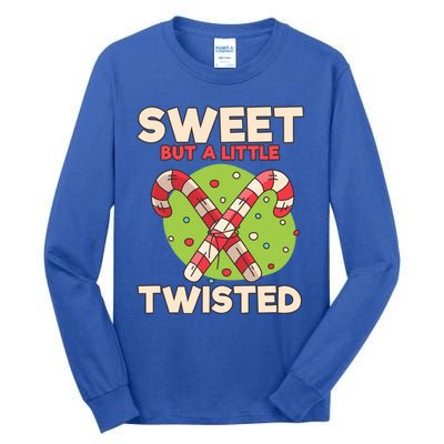 Sweet But Little Twisted Candy Cane Gift Tall Long Sleeve T-Shirt