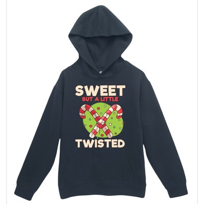 Sweet But Little Twisted Candy Cane Gift Urban Pullover Hoodie