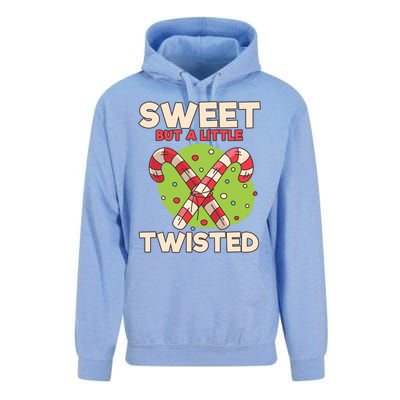 Sweet But Little Twisted Candy Cane Gift Unisex Surf Hoodie