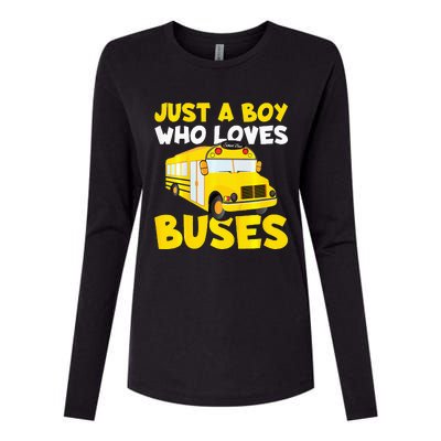 School Bus Lover Costume Womens Cotton Relaxed Long Sleeve T-Shirt