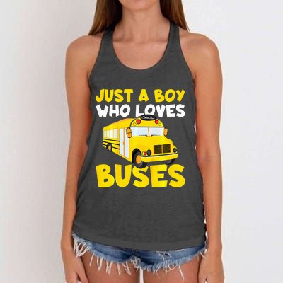 School Bus Lover Costume Women's Knotted Racerback Tank