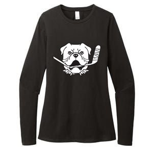 Sudbury Bulldogs Logo Womens CVC Long Sleeve Shirt