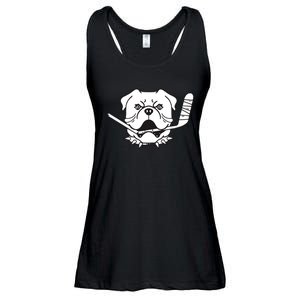 Sudbury Bulldogs Logo Ladies Essential Flowy Tank