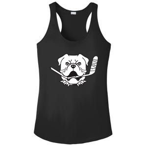 Sudbury Bulldogs Logo Ladies PosiCharge Competitor Racerback Tank