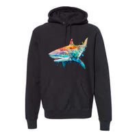 Shark Beach Lover Ocean Animal Novelty Premium Hoodie