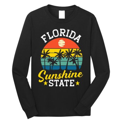 Summer Beach Lover Florida Sunshine State Long Sleeve Shirt