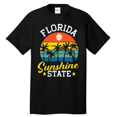 Summer Beach Lover Florida Sunshine State Tall T-Shirt