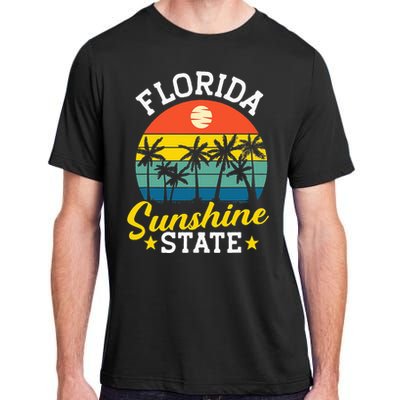 Summer Beach Lover Florida Sunshine State Adult ChromaSoft Performance T-Shirt