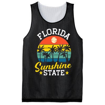 Summer Beach Lover Florida Sunshine State Mesh Reversible Basketball Jersey Tank