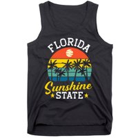 Summer Beach Lover Florida Sunshine State Tank Top