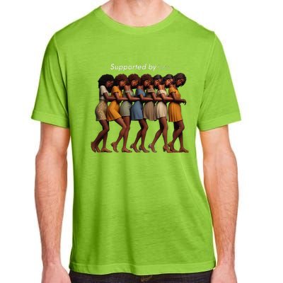 Supported By Love Funny Leaning Lean Together Adult ChromaSoft Performance T-Shirt