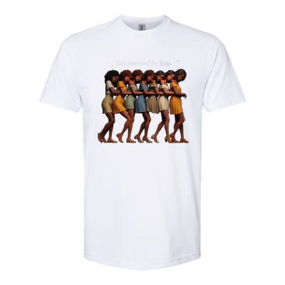 Supported By Love Funny Leaning Lean Together Softstyle CVC T-Shirt