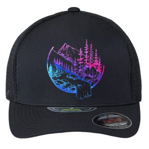 Subtle Bisexual Landscape Bisexuality Bi Ally Lgbt Pride Flexfit Unipanel Trucker Cap