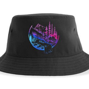 Subtle Bisexual Landscape Bisexuality Bi Ally Lgbt Pride Sustainable Bucket Hat