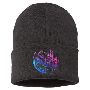 Subtle Bisexual Landscape Bisexuality Bi Ally Lgbt Pride Sustainable Knit Beanie