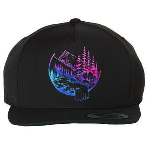 Subtle Bisexual Landscape Bisexuality Bi Ally Lgbt Pride Wool Snapback Cap