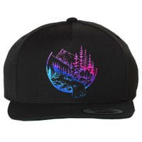 Subtle Bisexual Landscape Bisexuality Bi Ally Lgbt Pride Wool Snapback Cap