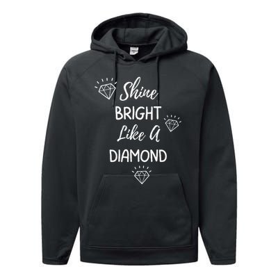 Shine Bright Like A Diamond Performance Fleece Hoodie