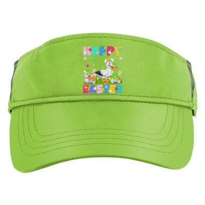 Seagull Bird Lover Happy Easter Bunny Seagull Easter Sunday Gift Adult Drive Performance Visor