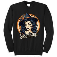 Sassy Bruja Latina Mexican Halloween Witch Women Sweatshirt