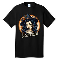 Sassy Bruja Latina Mexican Halloween Witch Women Tall T-Shirt