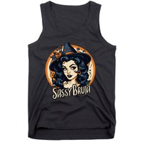 Sassy Bruja Latina Mexican Halloween Witch Women Tank Top