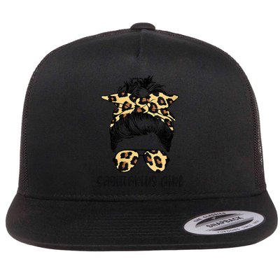 Sagittarius Birthday Leopard Bandana Glasses Zodiac Gift Flatbill Hat