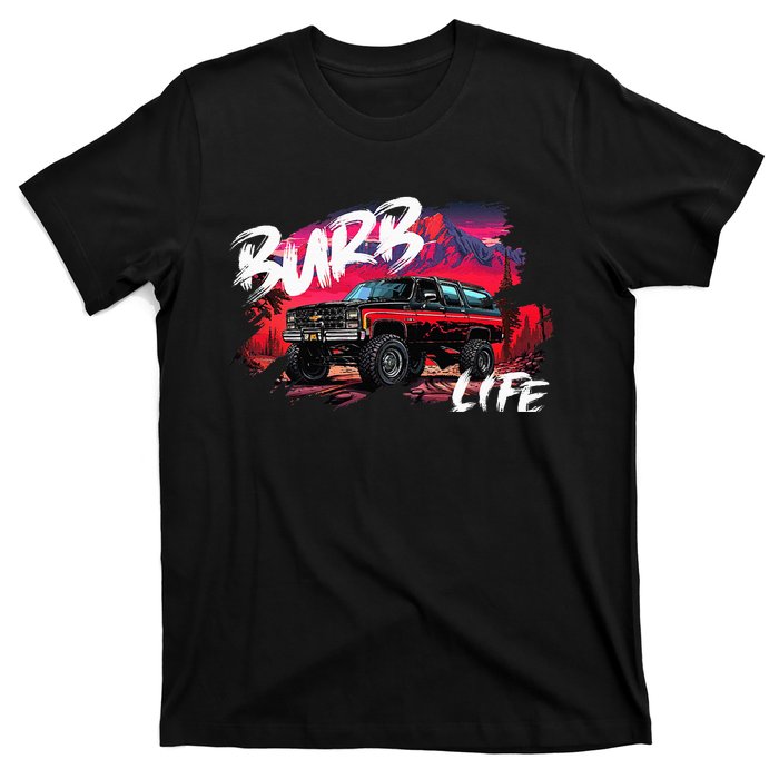 Squarebody Burb Life Truck Squarebody Suburban T-Shirt