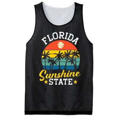 Summer Beach Lover Florida Sunshine State Mesh Reversible Basketball Jersey Tank