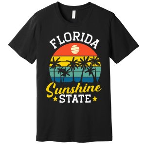 Summer Beach Lover Florida Sunshine State Premium T-Shirt