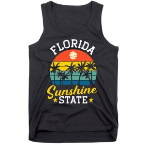 Summer Beach Lover Florida Sunshine State Tank Top