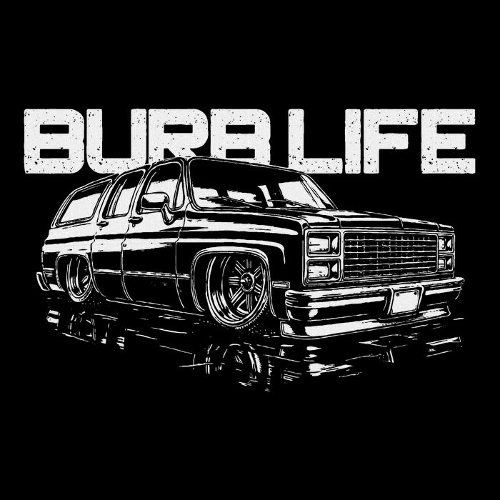 Squarebody Burb Life Truck Squarebody Suburban Drawstring Bag