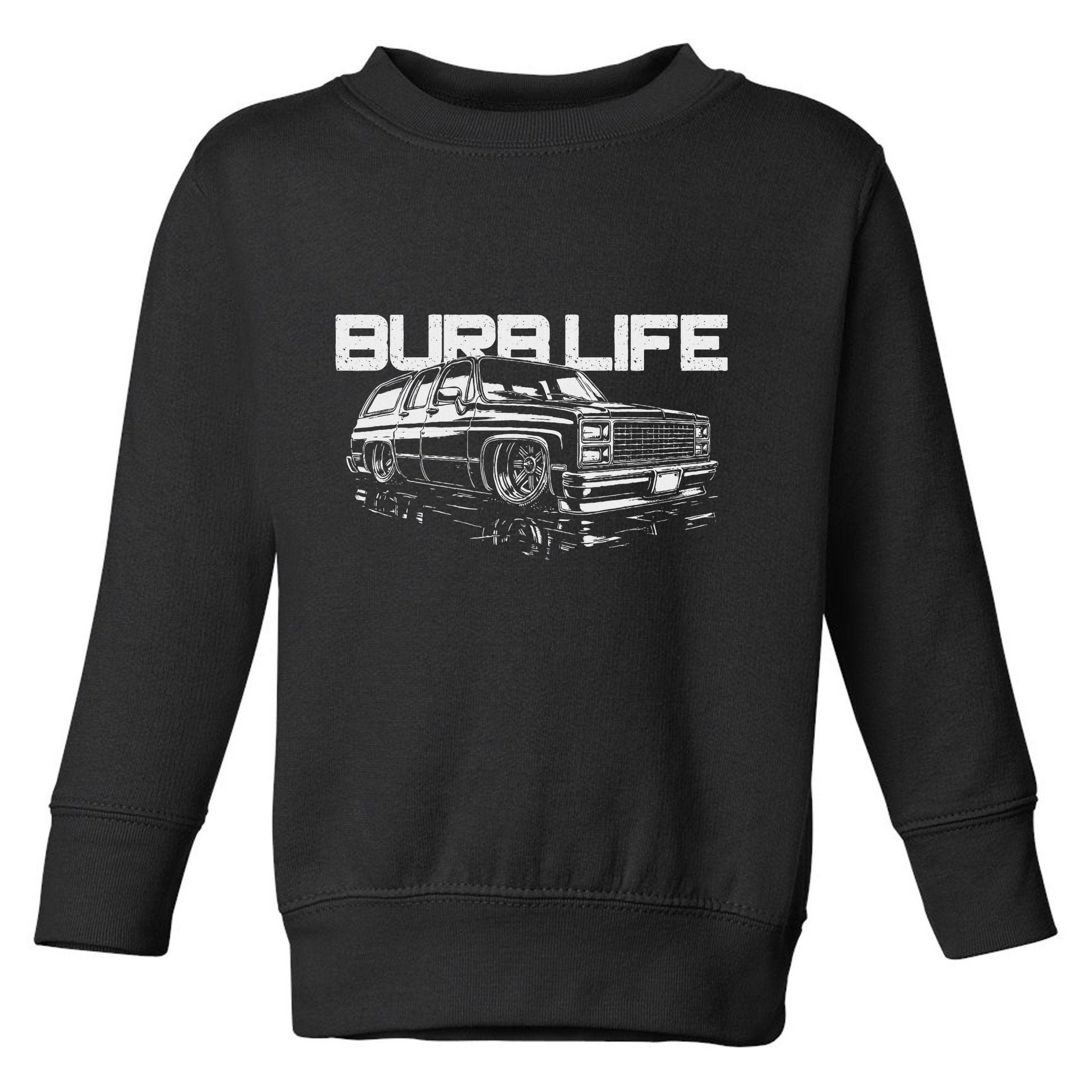 Squarebody Burb Life Truck Squarebody Suburban Toddler Sweatshirt